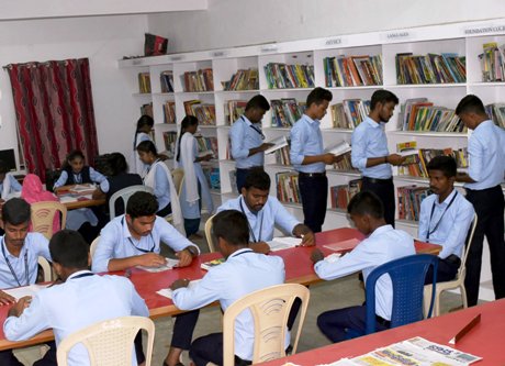 Library reading and reference area view 1