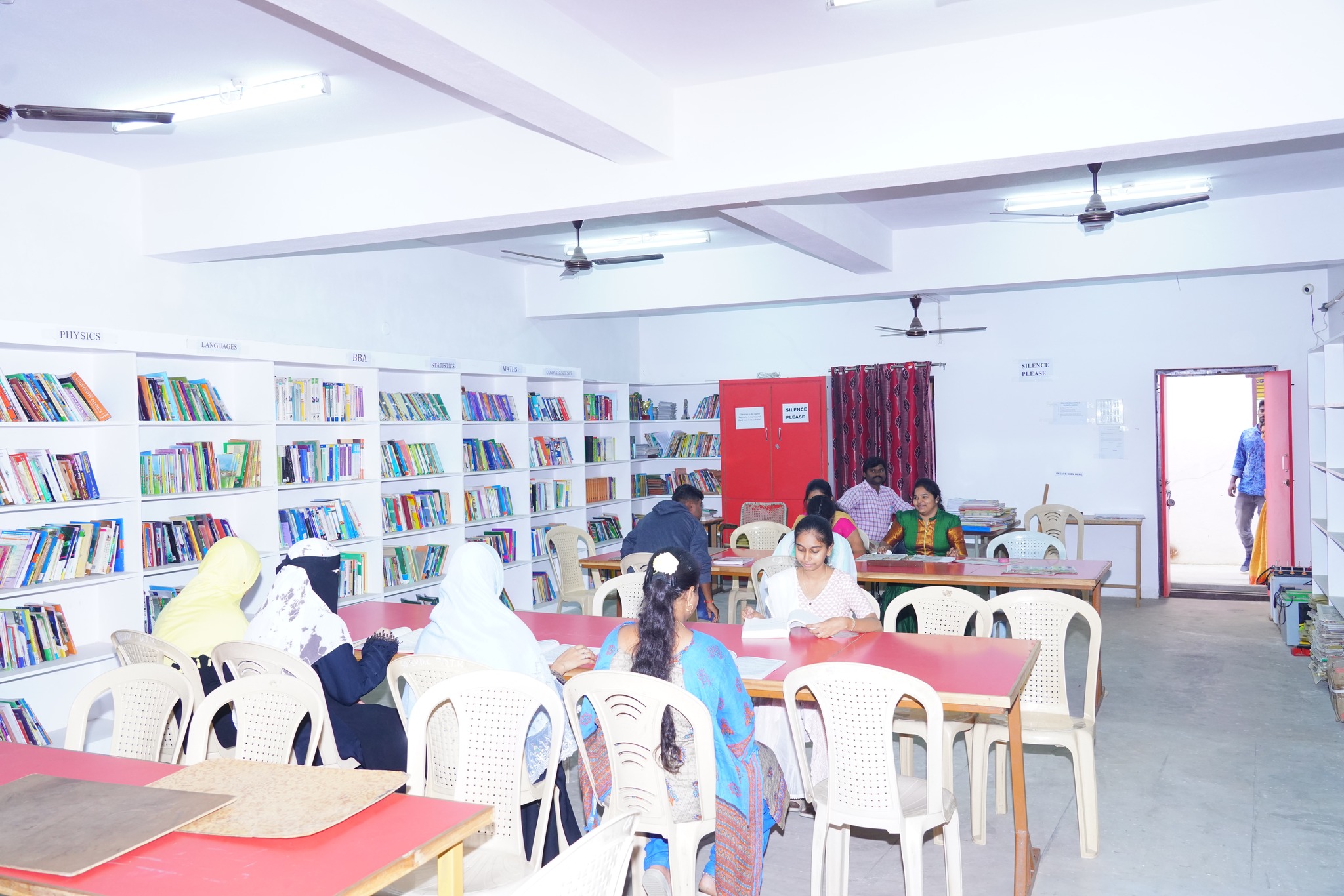 Library reading and reference area view 2